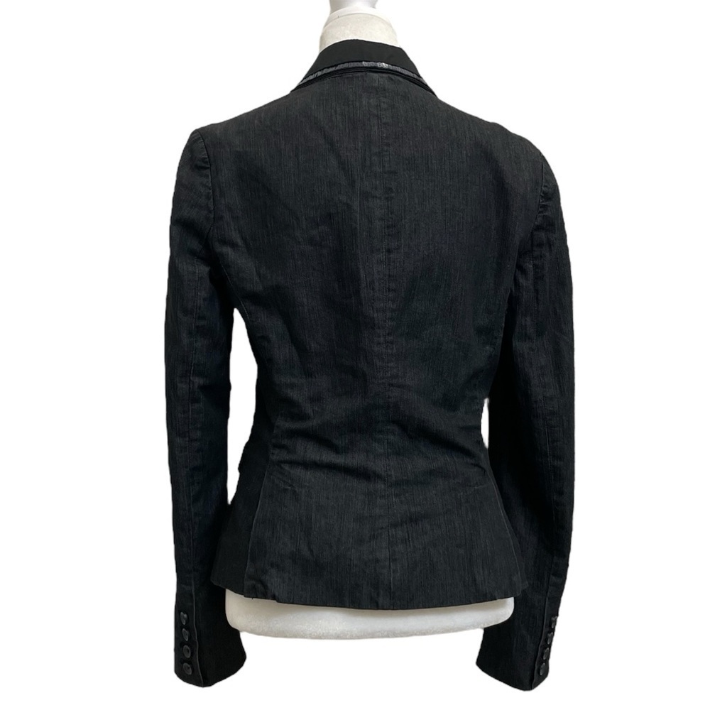 Express Design Studio Black Sequin Single Button … - image 3